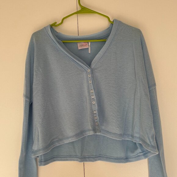 Urban Outfitters Out From Under Top Size Light Blue XS - Picture 1 of 4